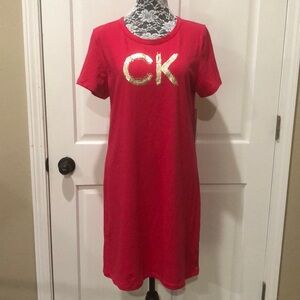 NWT Calvin Klein Women’s T Shirt Dress #25